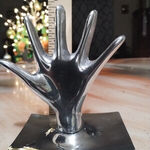 Silver Hand Jewelry Holder